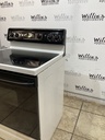Ge Used Electric Stove 220volts (40/50 AMP) 30inches {no cord} (white/Black) 
