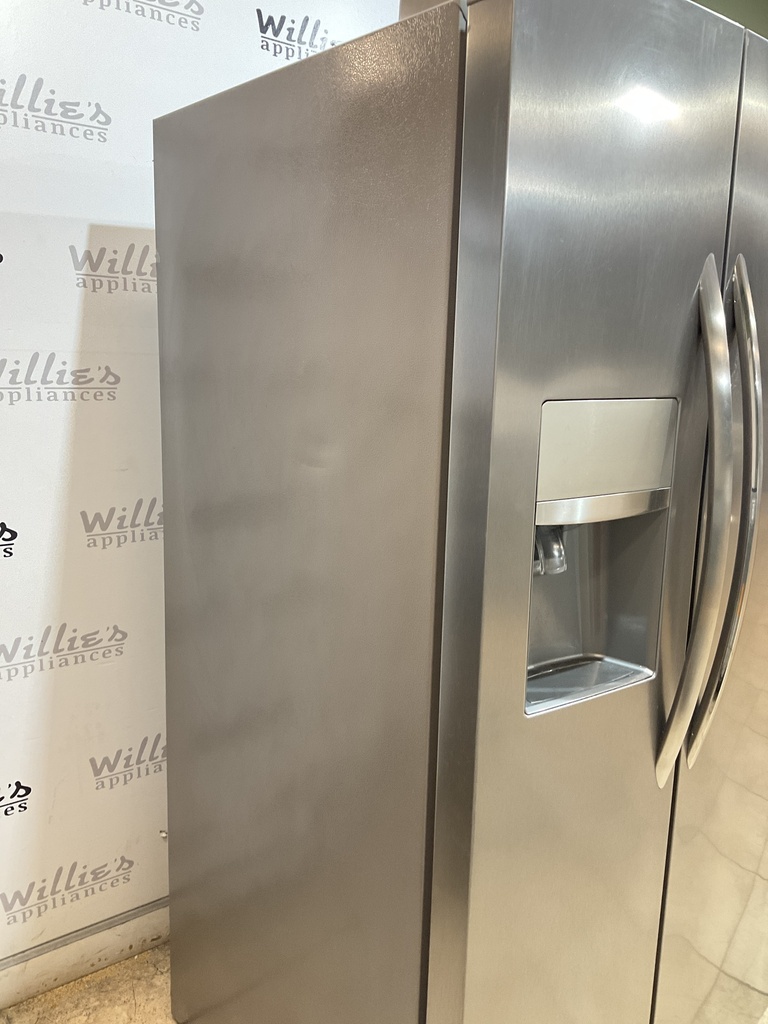 Frigidaire Used Refrigerator Side by Side 36 1/2” x 70” (Stainless Steel) 