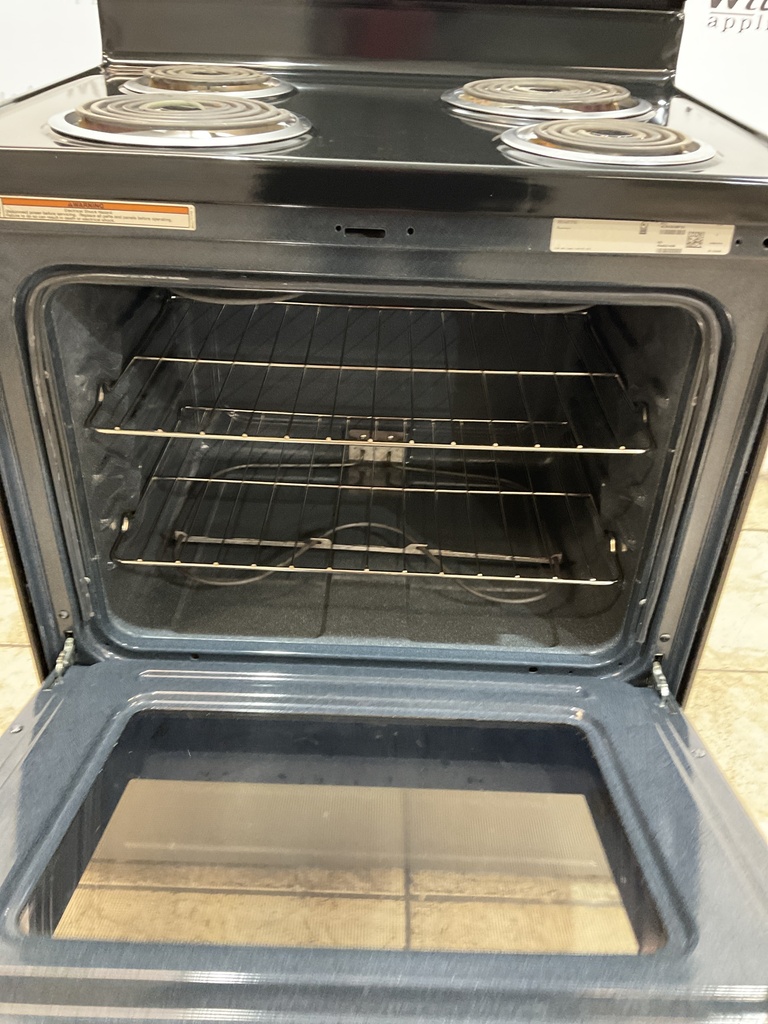 Amana Used Electric Stove 220volts (40/50 AMP) 30inches {4 prong} (Stainless steel) 