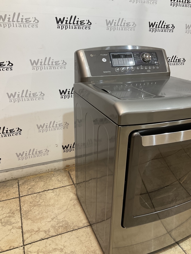 Lg Used Electric Dryer 220volts (30 AMP) 27inches {4 prong} (Grey) 