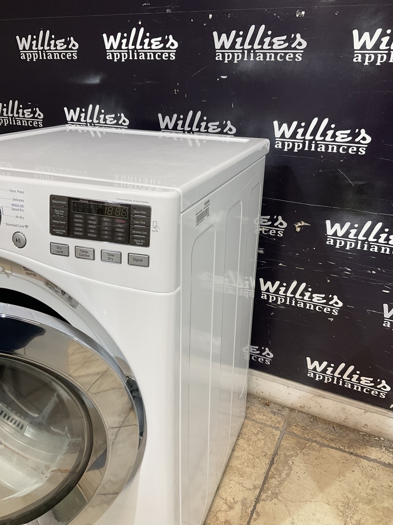 Lg Used Electric Dryer 220volts (30 AMP) 27inches {3 prong} (White)
