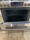 Ge Cafe Used Natural Gas Stove 30inches (Stainless Steel) 