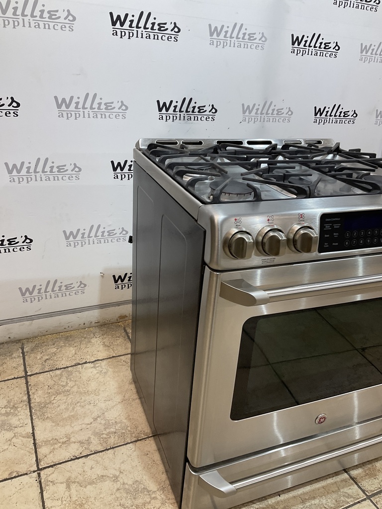 Ge Cafe Used Natural Gas Stove 30inches (Stainless Steel) 