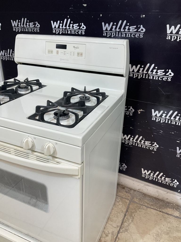 Whirlpool Used Natural Gas Stove 30inches (Bisque) 