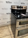 Kenmore Used Electric Stove Double Oven  220volts (40/50 AMP) 30inches {3 prong} (Stainless Steel) 