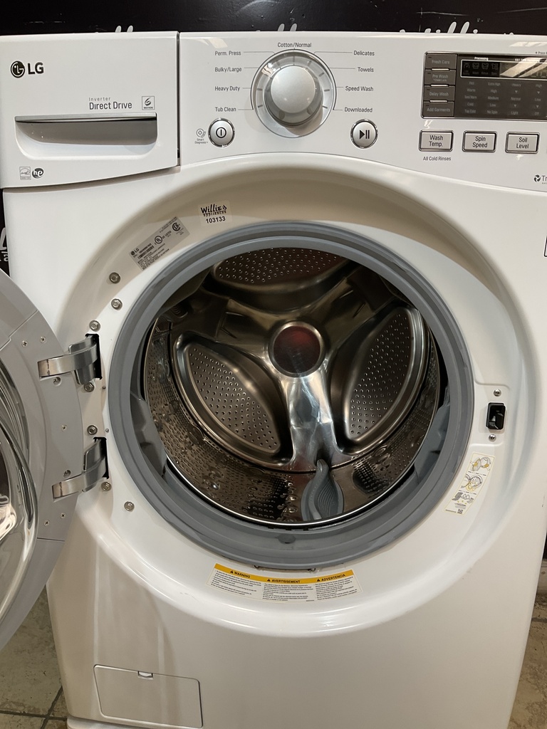 Lg Used Washer Front-load 27inches (White) 