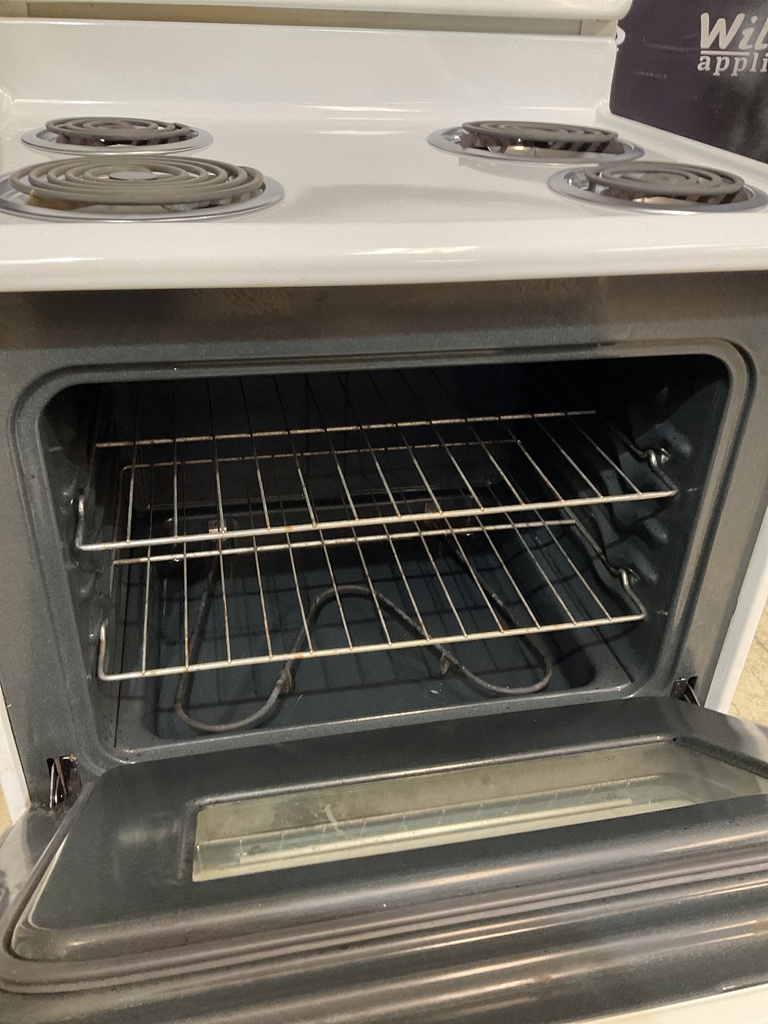 Frigidaire Used Electric Stove 220volts (40/50 AMP) 30inches {no cord} (White)