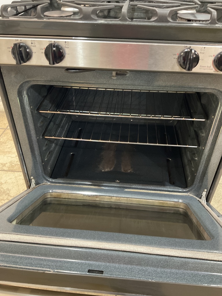 Ge Used Natural Gas Stove 30inches (Stainless Steel) 