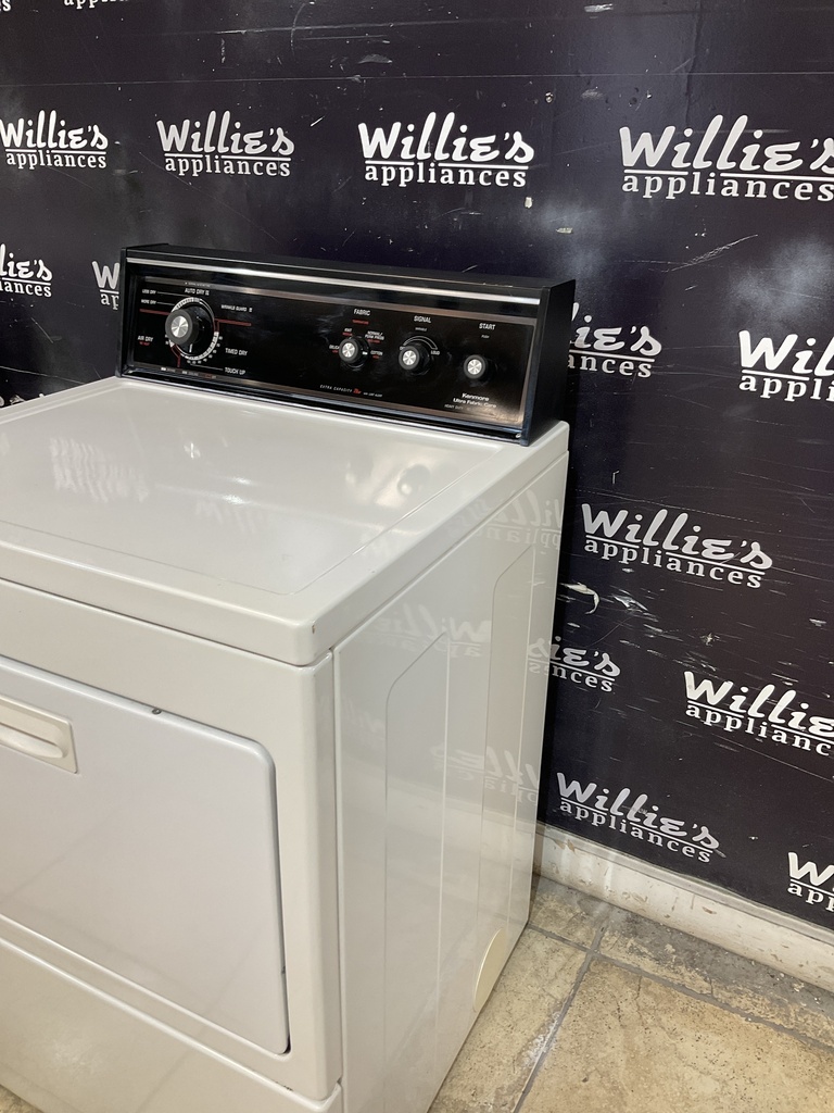 Kenmore Used Electric Dryer 220volts (30 AMP) 27inches {3 prong} (White) 