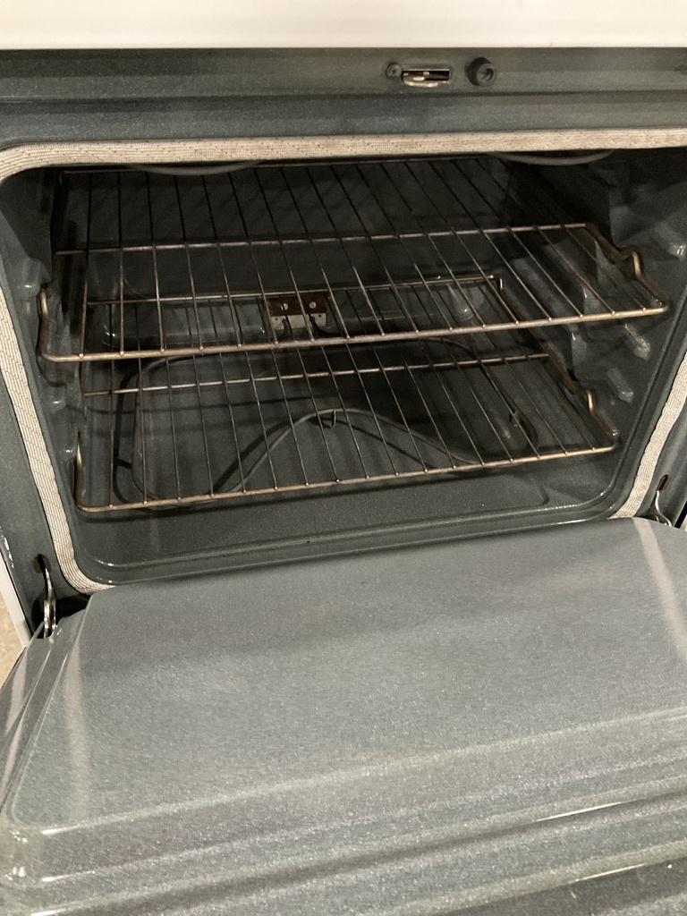 Whirlpool Used Electric Stove 220volts (40/50 AMP) 30inches {4 prong} (White/Black) 