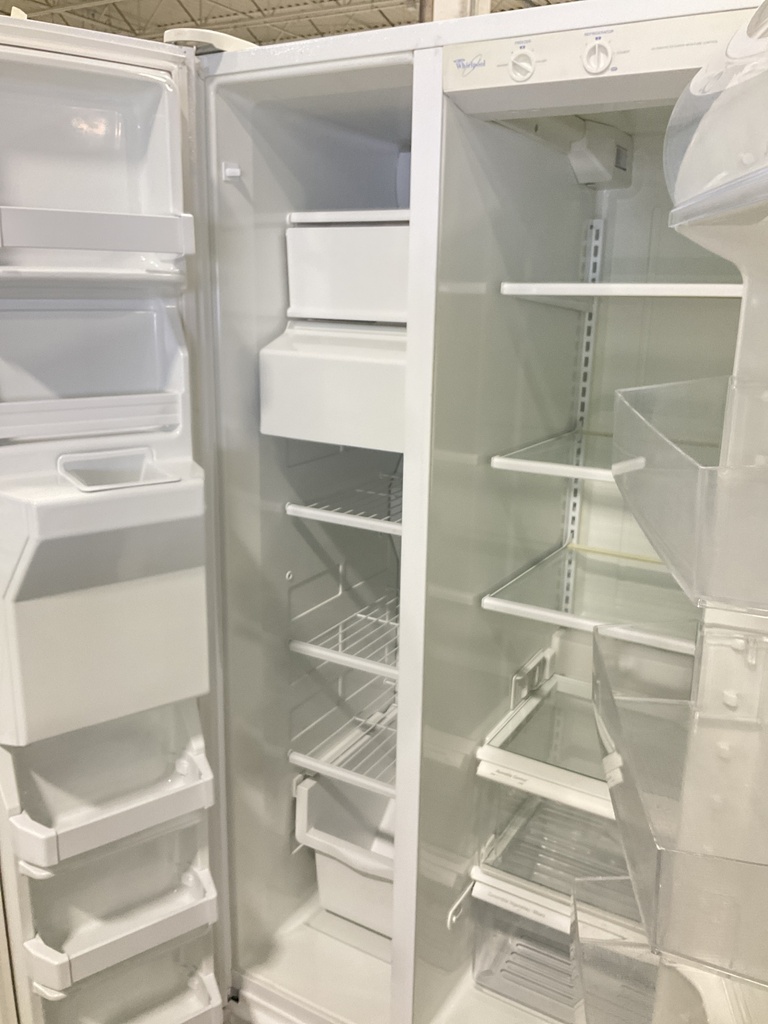 Whirlpool Used Refrigerator Side by Side 36x69 (White) 