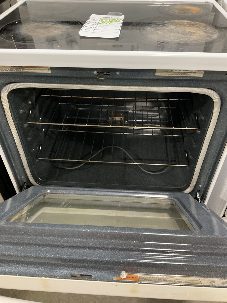 Whirlpool Used Electric Stove 30inches (white) 