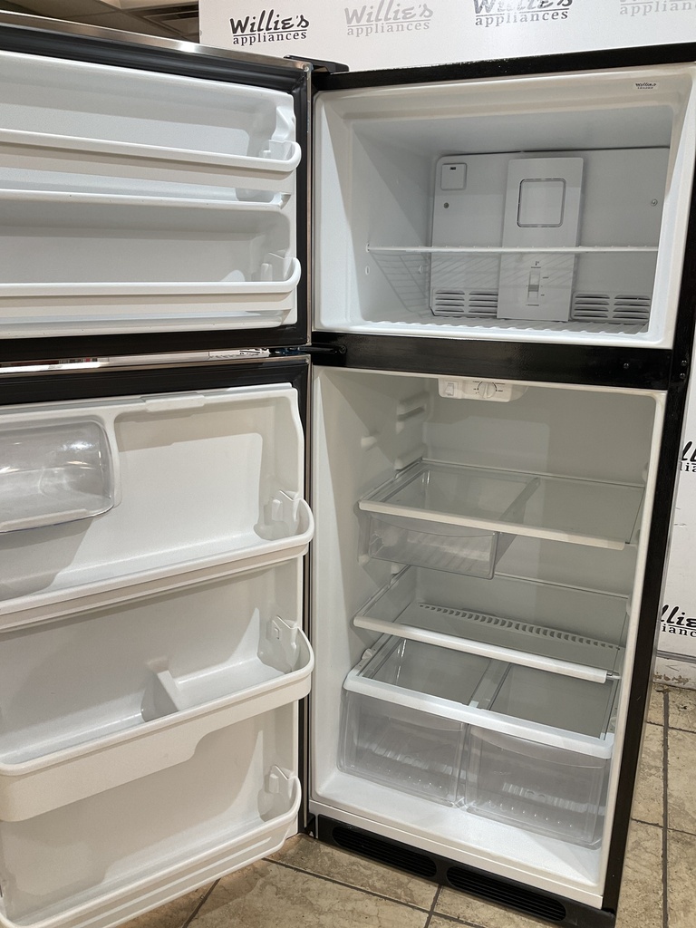 Frigidaire Used Refrigerator Top and Bottom 28 1/2” x 65” (Stainless Steel) 