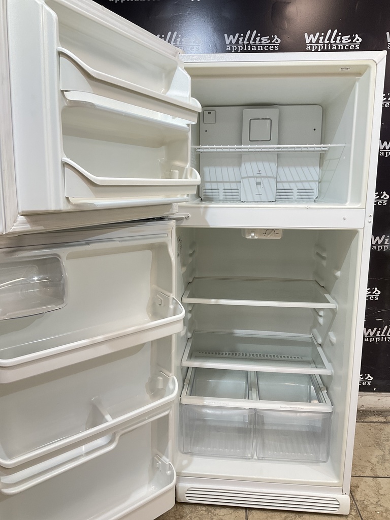 Kenmore Used Refrigerator Top and Bottom 30x69 1/2” (White) 