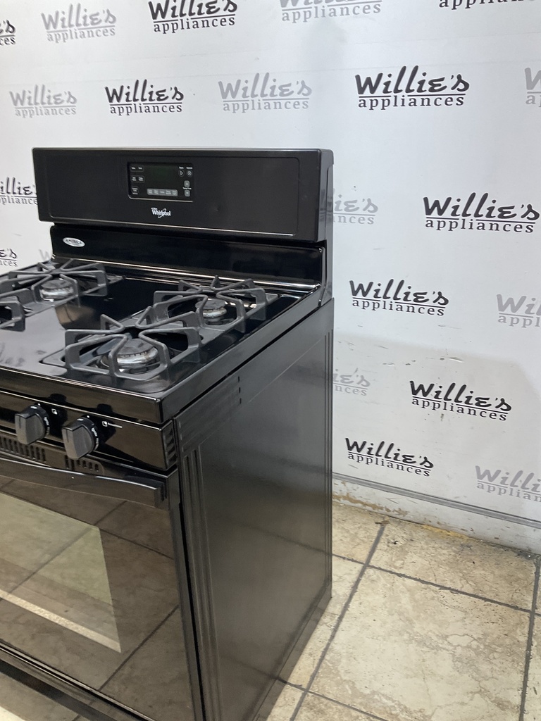 Whirlpool Used Natural Gas Stove 30inches (Black) 