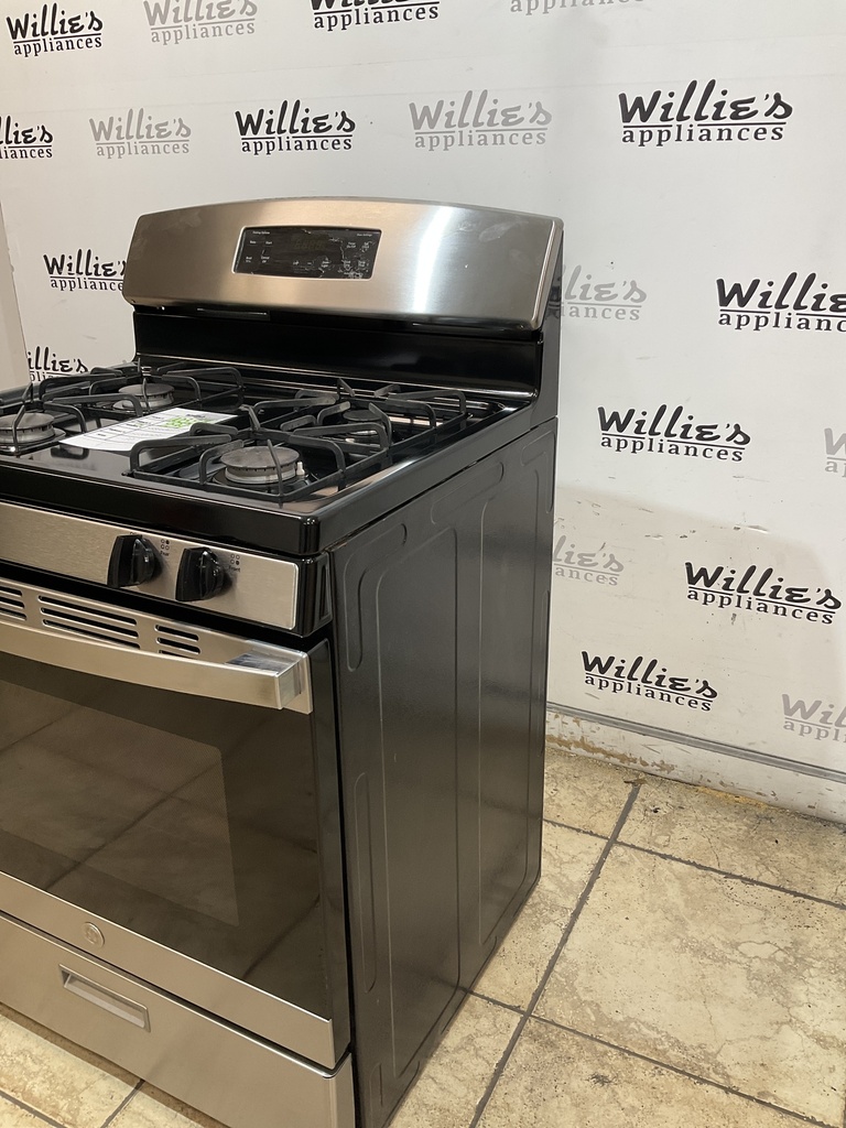 Ge Used Natural Gas Stove 30inches (Stainless Steel) 