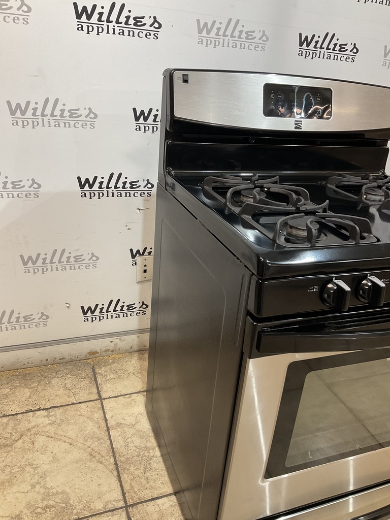Kenmore Used Natural Gas Stove 30inches (Stainless Steel) 