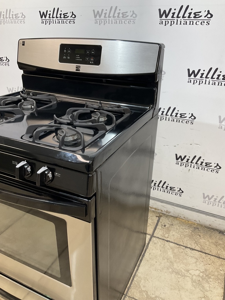 Kenmore Used Natural Gas Stove 30inches (Stainless Steel) 