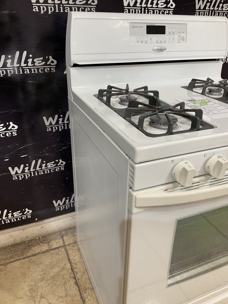 Whirlpool Used Natural Gas Stove 30inches (White) 