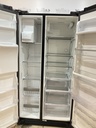 Whirlpool Used Refrigerator Counter Depth Side by Side 36x70 (Black Stainless Steel) 