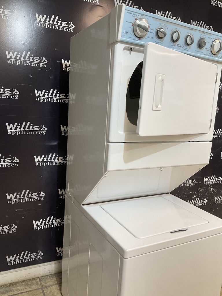 Whirlpool Used Electric Unit Stackable 220volts (30 AMP) 27x72 {no cord} (White) 