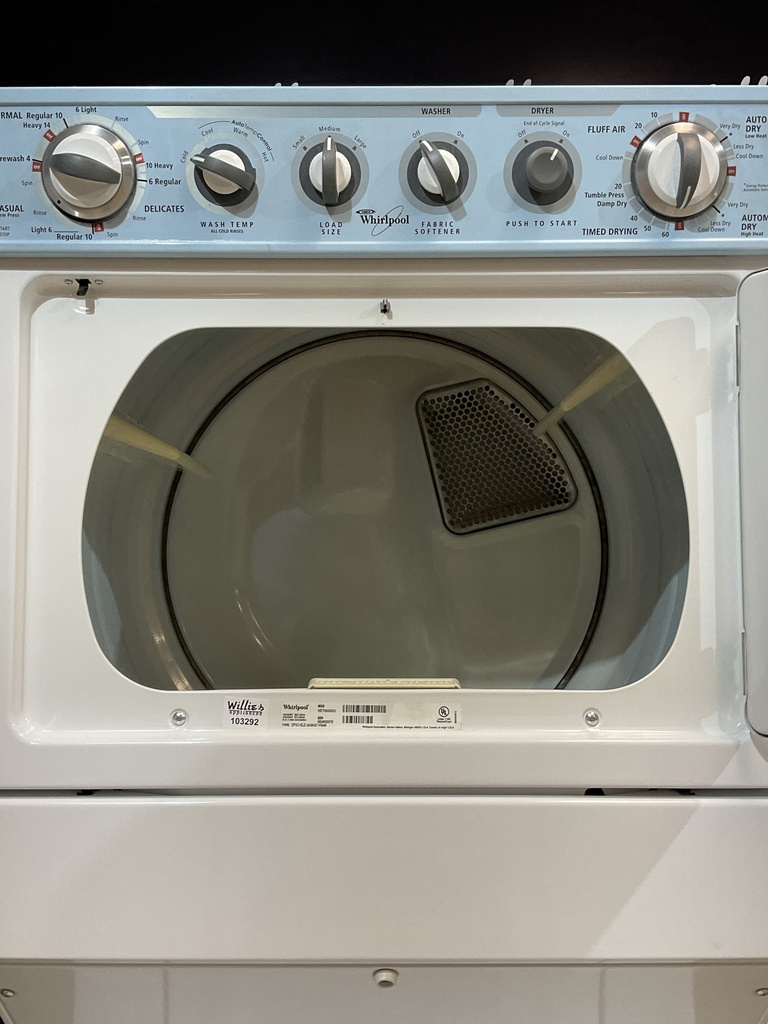 Whirlpool Used Electric Unit Stackable 220volts (30 AMP) 27x72 {no cord} (White) 