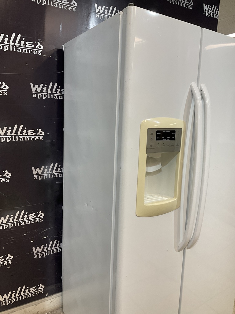 Ge Used Refrigerator Side by Side 36x69 1/2” 