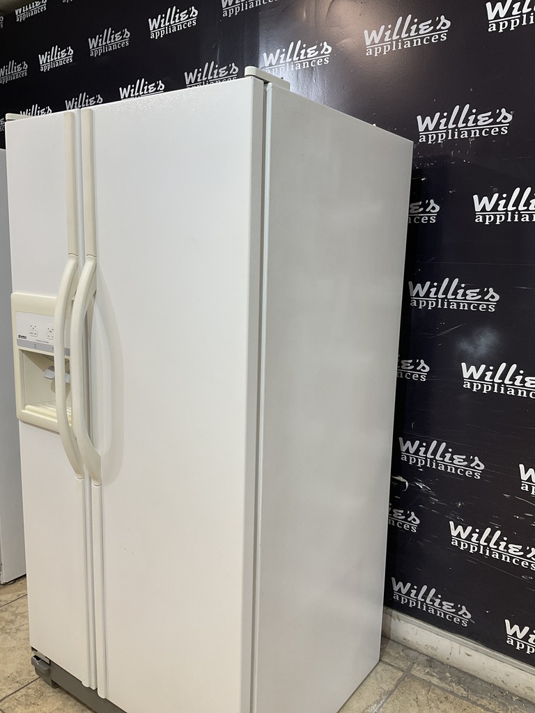 Kenmore Used Refrigerator Side by Side 32 1/2” x 66 1/2” 