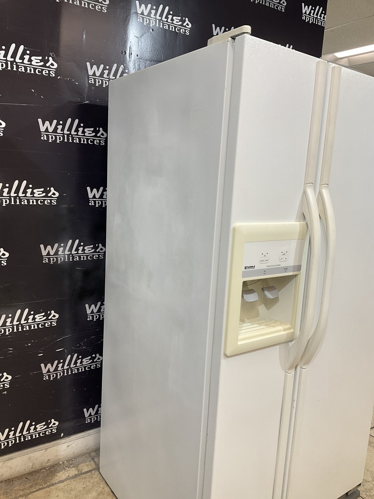 Kenmore Used Refrigerator Side by Side 32 1/2” x 66 1/2” 