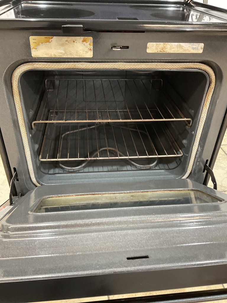 Whirlpool Used Electric Stove 30inches {3 prong} 