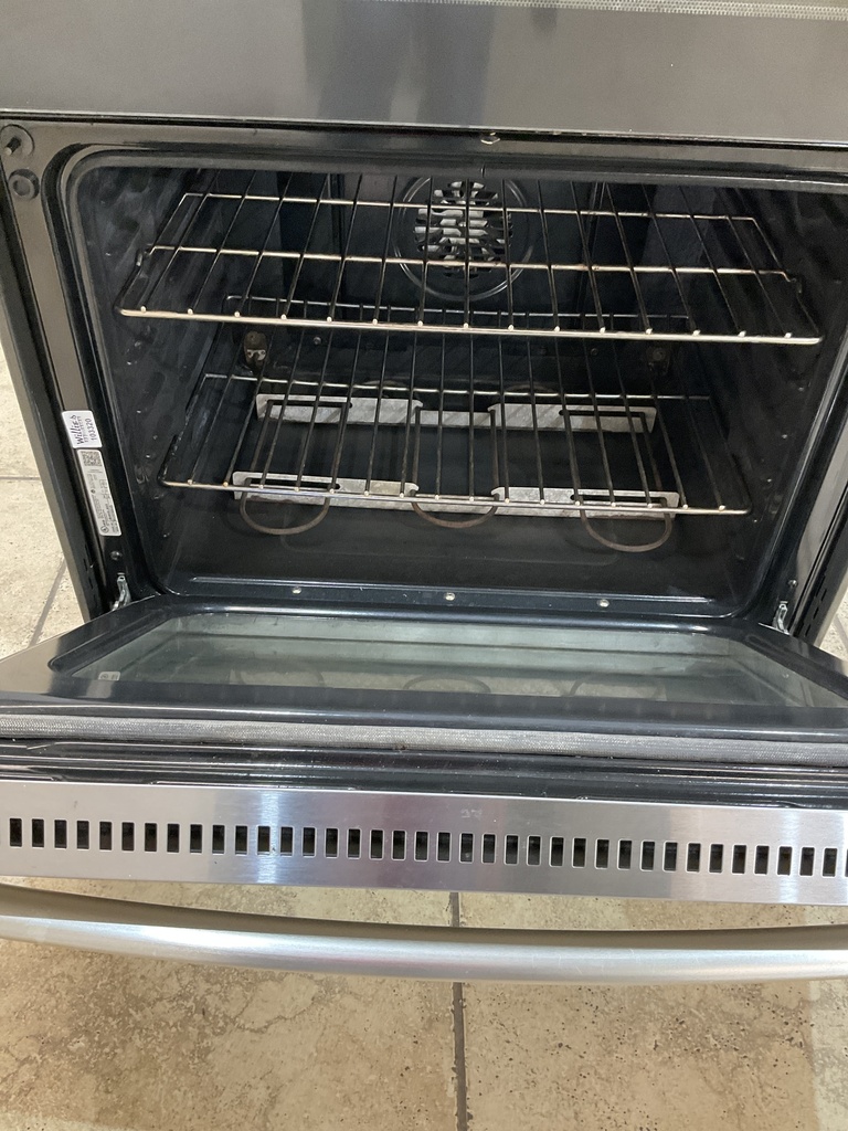 Ge Used Electric Stove 220volts (40/50 AMP) 30inches {4 prong} (Stainless steel) 