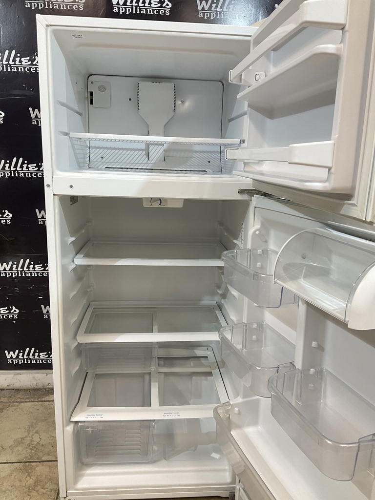 Whirlpool Used Refrigerator Top and Bottom 28 1/2” x 68” (White) 