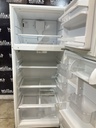 Whirlpool Used Refrigerator Top and Bottom 28 1/2” x 68” (White) 