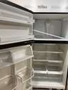 Whirlpool Used Refrigerator Top and Bottom 33x66 (Stainless Steel) 