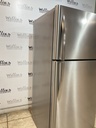 Frigidaire Used Refrigerator Top and Bottom 30x68 1/2” (Stainless Steel) 