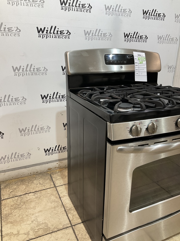 Ge Used Natural Gas Stove 30inches (Stainless Steel) 