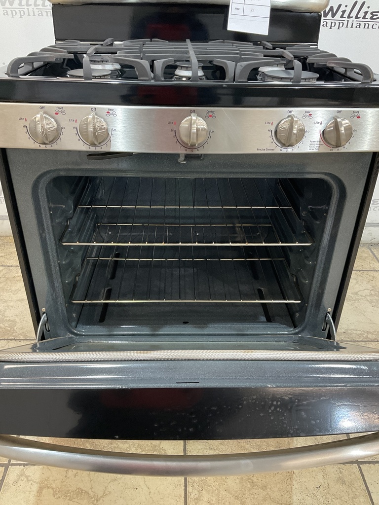 Ge Used Natural Gas Stove 30inches (Stainless Steel) 