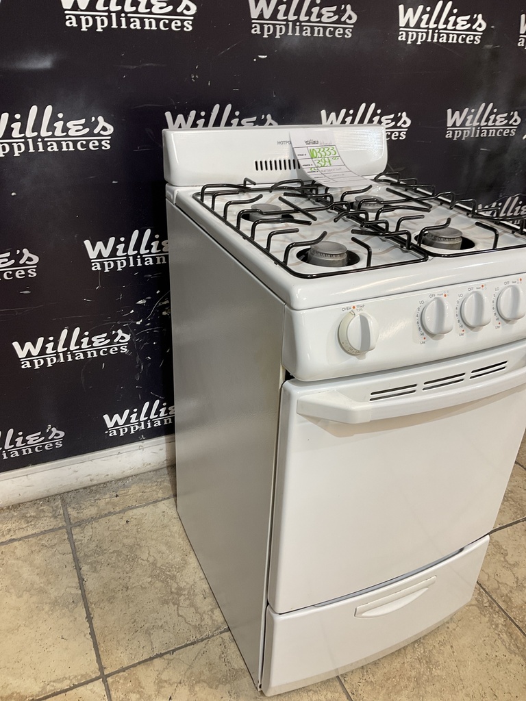 Hotpoint Used Natural Gas Stove 20inches (White) 