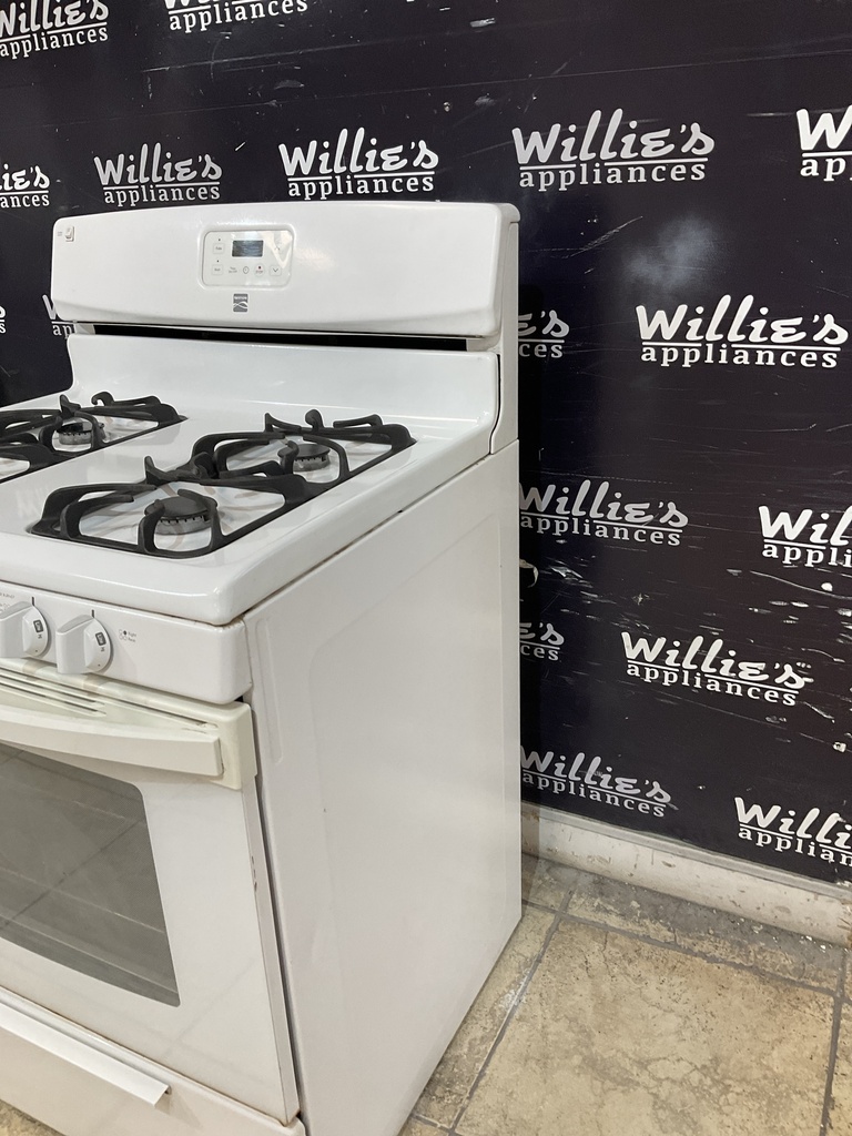 Kenmore Used Natural Gas stove 30inches (White) 
