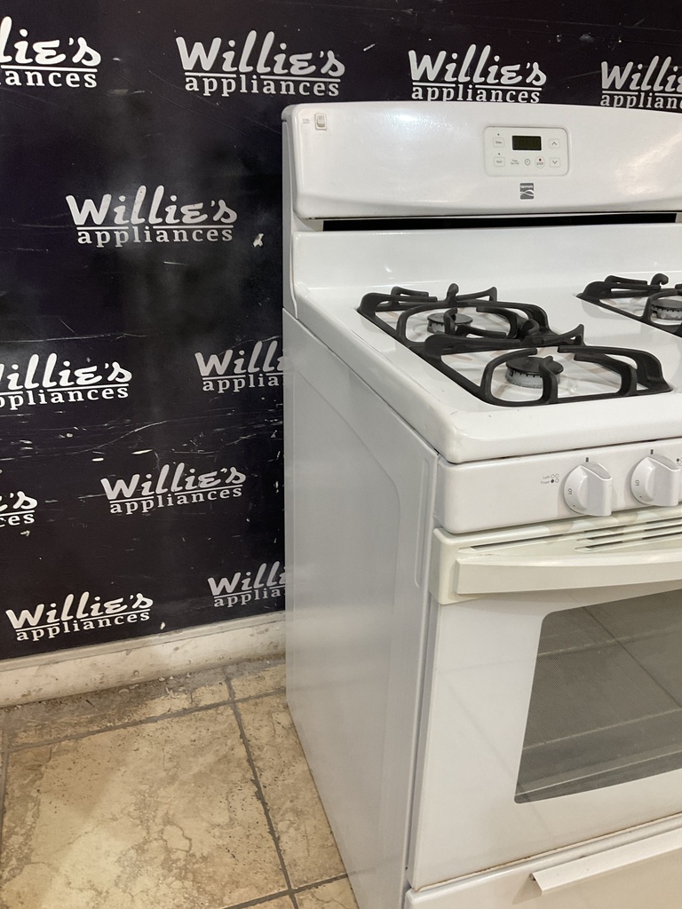 Kenmore Used Natural Gas stove 30inches (White) 