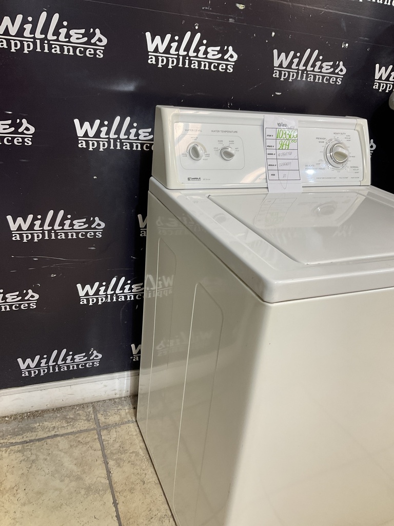 Kenmore Used Washer Top-load 27inches (White) 