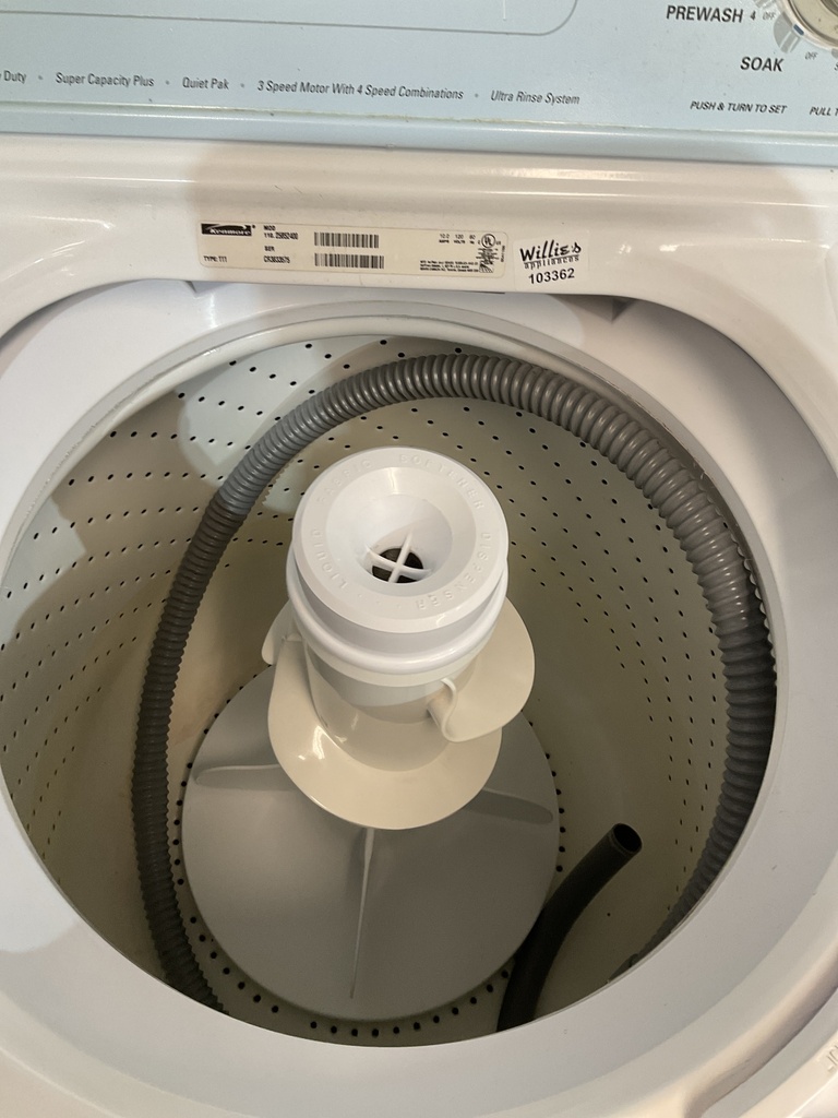 Kenmore Used Washer Top-load 27inches (White) 