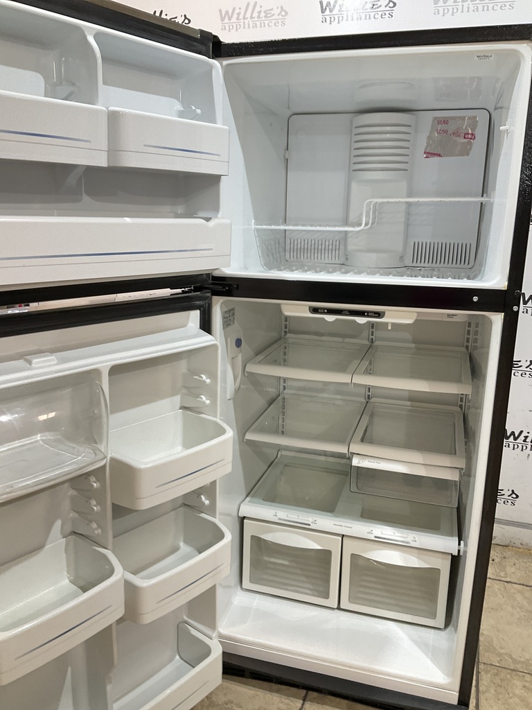 Ge Used Refrigerator Top and Bottom 30x66 1/2” (Stainless Steel) 