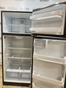 Ge Used Refrigerator Top and Bottom 28x66 1/2” (Stainless Steel) 