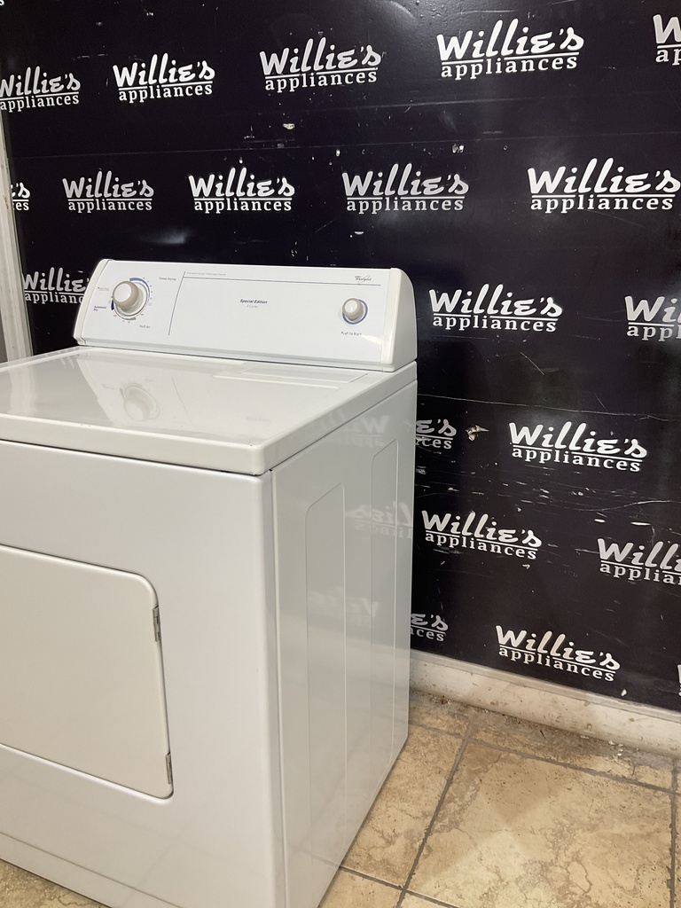 Whirlpool Used Electric Dryer 220volts (30 AMP) 29inches {3 prong} (White) 