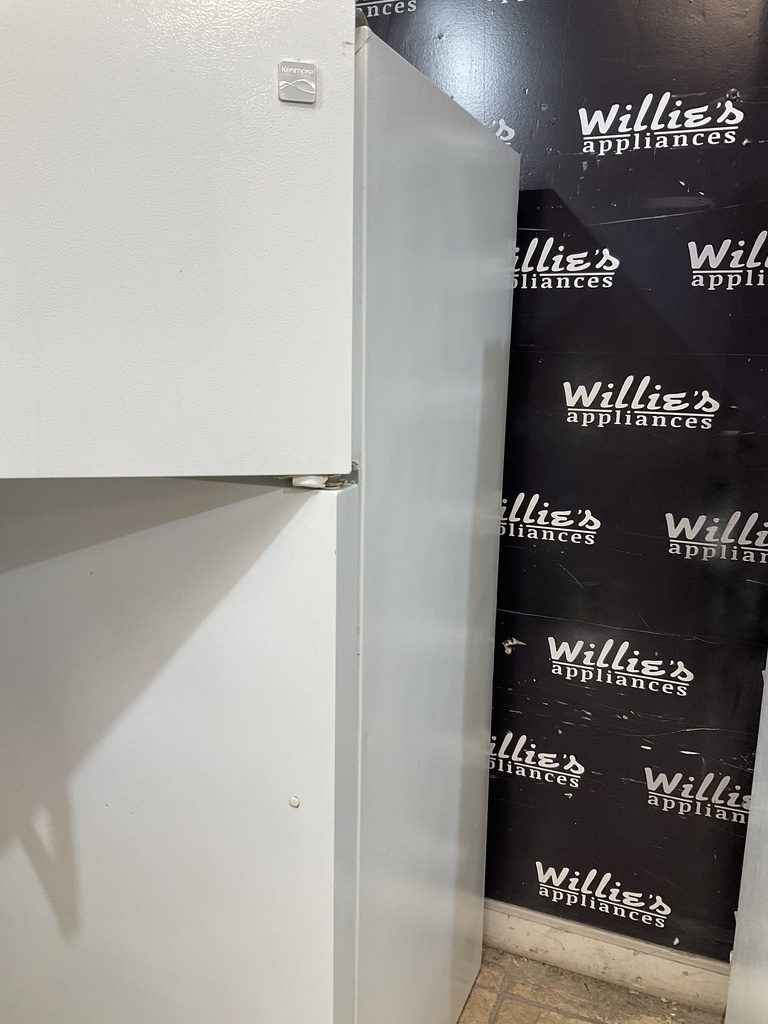 Kenmore Used Refrigerator Top and Bottom 30x65 (white)