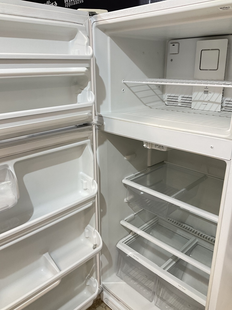 Frigidaire Used Refrigerator Top and Bottom 30x66 (White) 