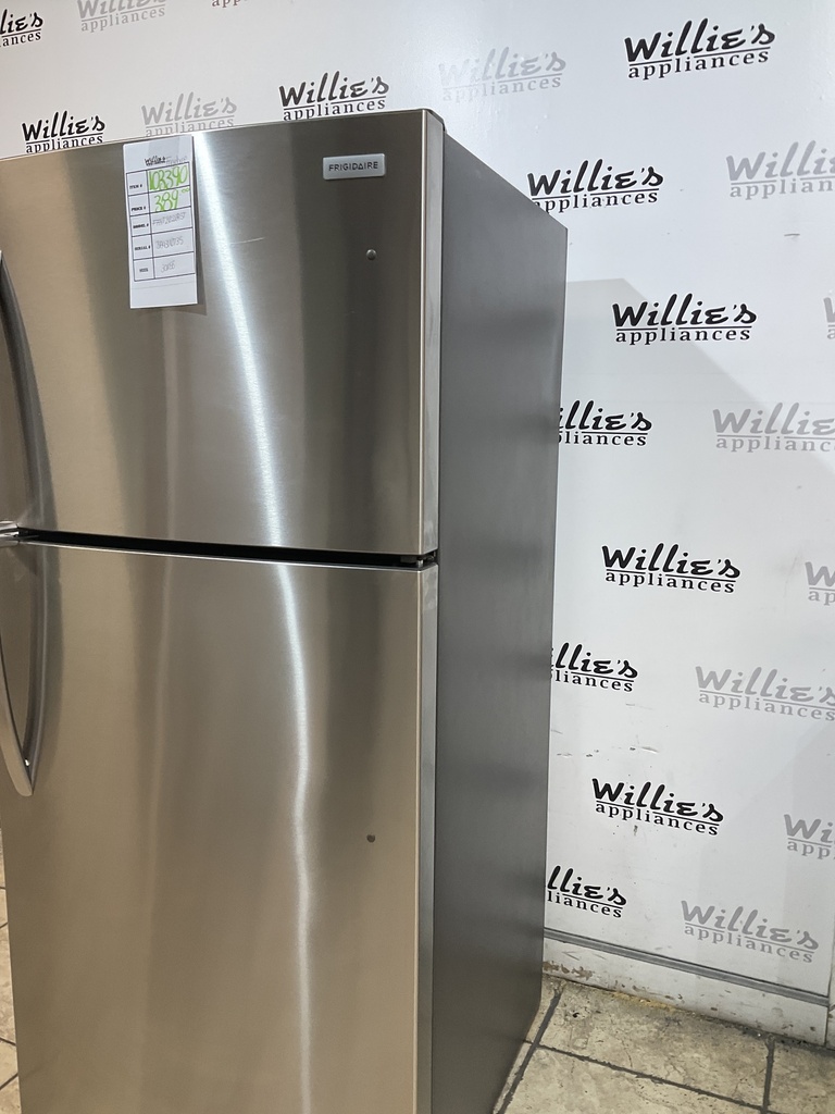 Frigidaire Used Refrigerator Top and Bottom 30x66 (Stainless Steel) 