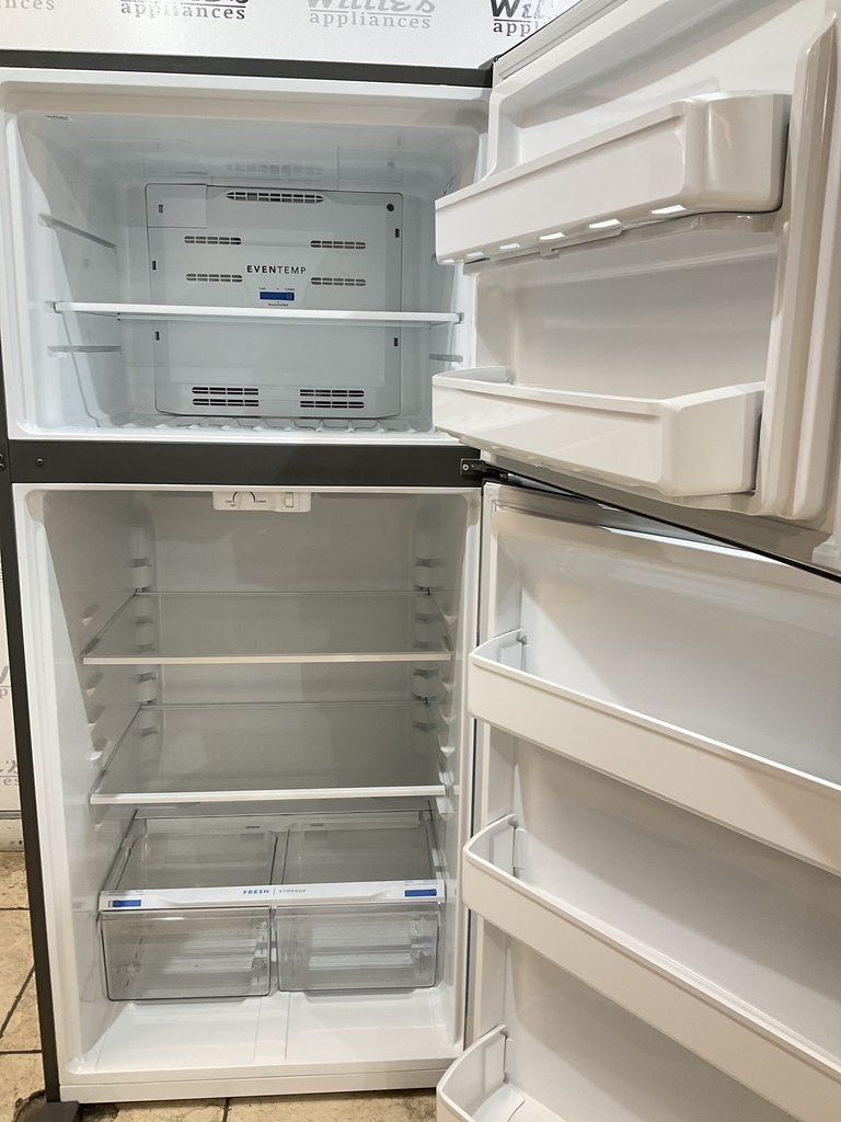 Frigidaire Used Refrigerator Top and Bottom 30x66 (Stainless Steel) 