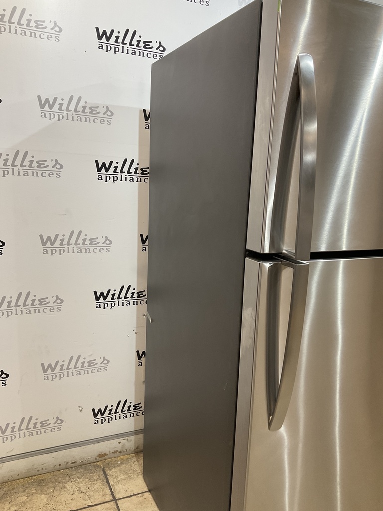 Frigidaire Used Refrigerator Top and Bottom 30x66 (Stainless Steel) 